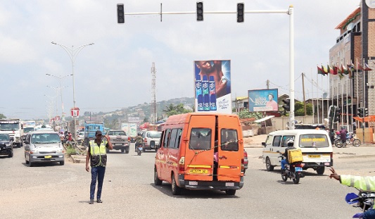 awoshie_green roads Accra streets deathtrap for motorists: Traffic lights dead